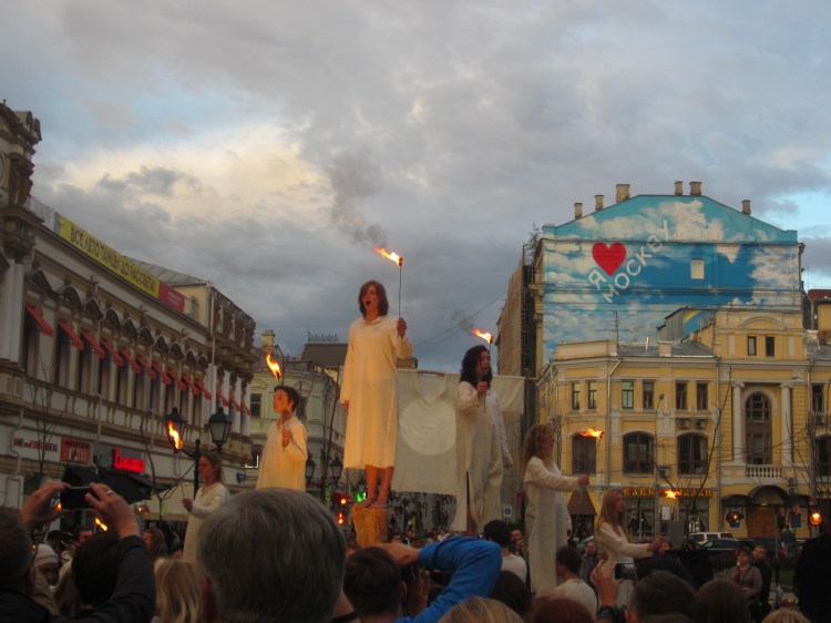 dramatic performance moscow